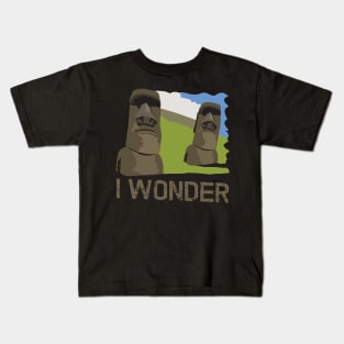 Easter island heads Kids T-Shirt